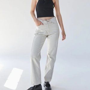 BDG High-Waisted Cowboy Jean NWT in ivory